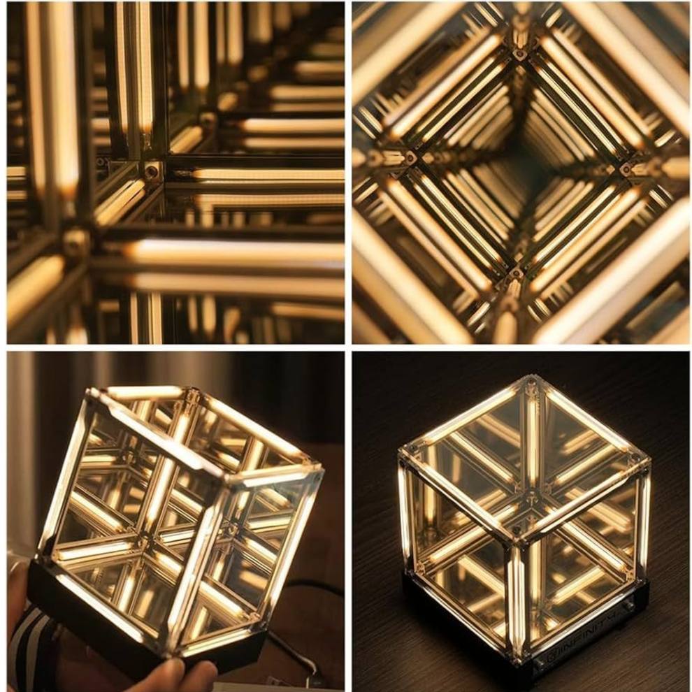 Infinity LED Cube 4D Effect